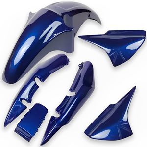 Kit Carenagem Completo Titan 150 2005 Até 2006 Azul Iguape