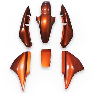 Kit Carenagem Completo Titan 150 Sport 2008 Laranja Canela