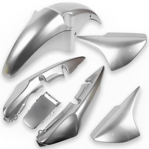 Kit Carenagem Titan 150 2006 Até 2007 Prata Force Metálico