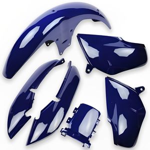 Kit Carenagem Completo Titan 125 1995 Até 1997 Azul Enseada