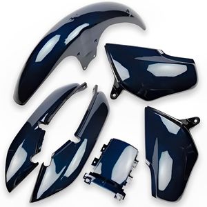 Kit Carenagem Completo Titan 125 1998 A 1999 Azul Metálico