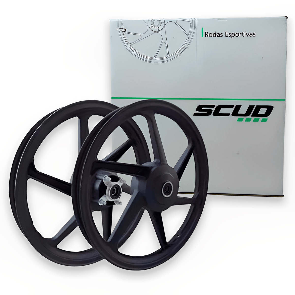Roda Liga Leve Titan 150 ESD 2004 Até 2013 6P Preto - Scud