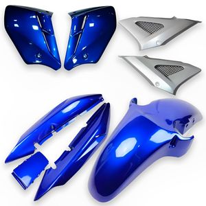 Kit Carenagem CBX 250 Twister 2001 Até 2002 Azul Perolizado