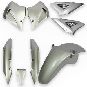 Kit Carenagem Completo CBX 250 Twister 2005 Prata Metálico