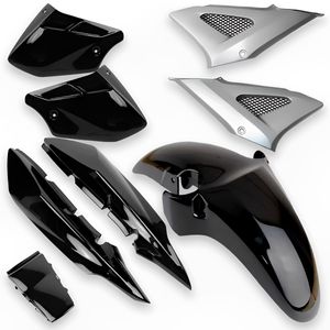 Kit Carenagem Completo CBX 250 Twister 2006 Até 2008 Preto