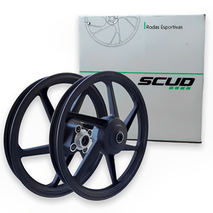 Roda Liga Titan 125 2000-2004 Fan 125 05-08 Tambor 6P Preto