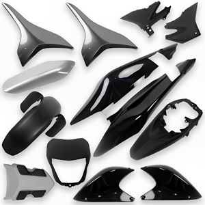 Kit Carenagem Completo XRE 300 2012 Azul Cruzeiro Pérola