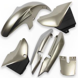 Kit Carenagem Completo YBR 125 2003 Bege - Pro Tork