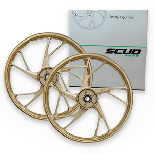 Roda Liga Titan 150 ESD 2004 Até 2013 Pé de Galinha Dourada