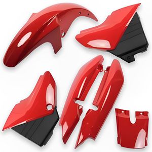 Kit Carenagem Completo YBR 125 2001 Vermelho - Pro Tork