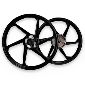 Roda Liga Leve Biz 125 ES 2006 Biz 100 2012 Freio Disco 06 Pontas Preto - Shield