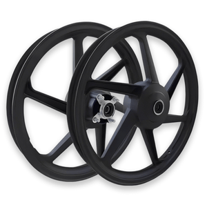 Roda Liga Leve Honda CG 125 Fan ESD 2009 Até 2013 6P Preto
