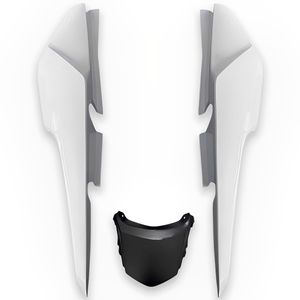 Rabeta Completa Fan 125 2016 Fan 160 2018 Branco Injetado