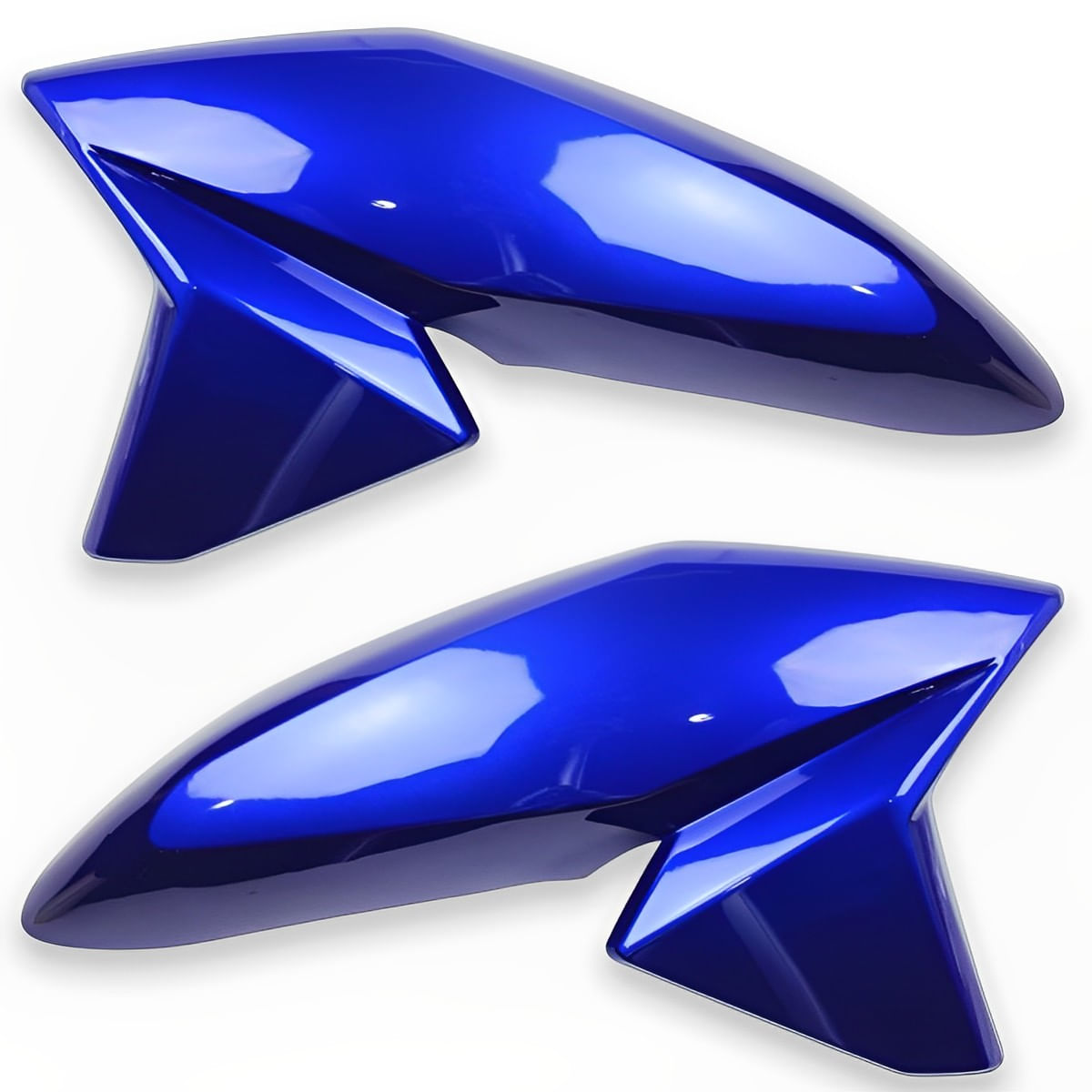 Aba Tanque Titan 160 EX 2018 Até 2021 Azul Twister Pérola