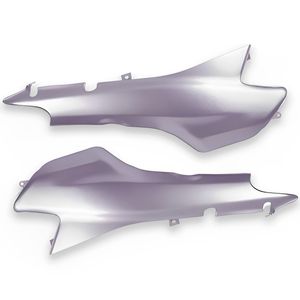 Tampa Lateral Biz 100 2005 Prata Force Metálico - Pro Tork