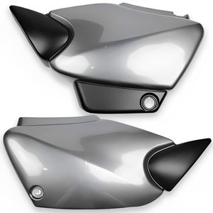 Tampa Lateral Titan 125 2002 A 2003 Prata Ibiúna - Pro Tork