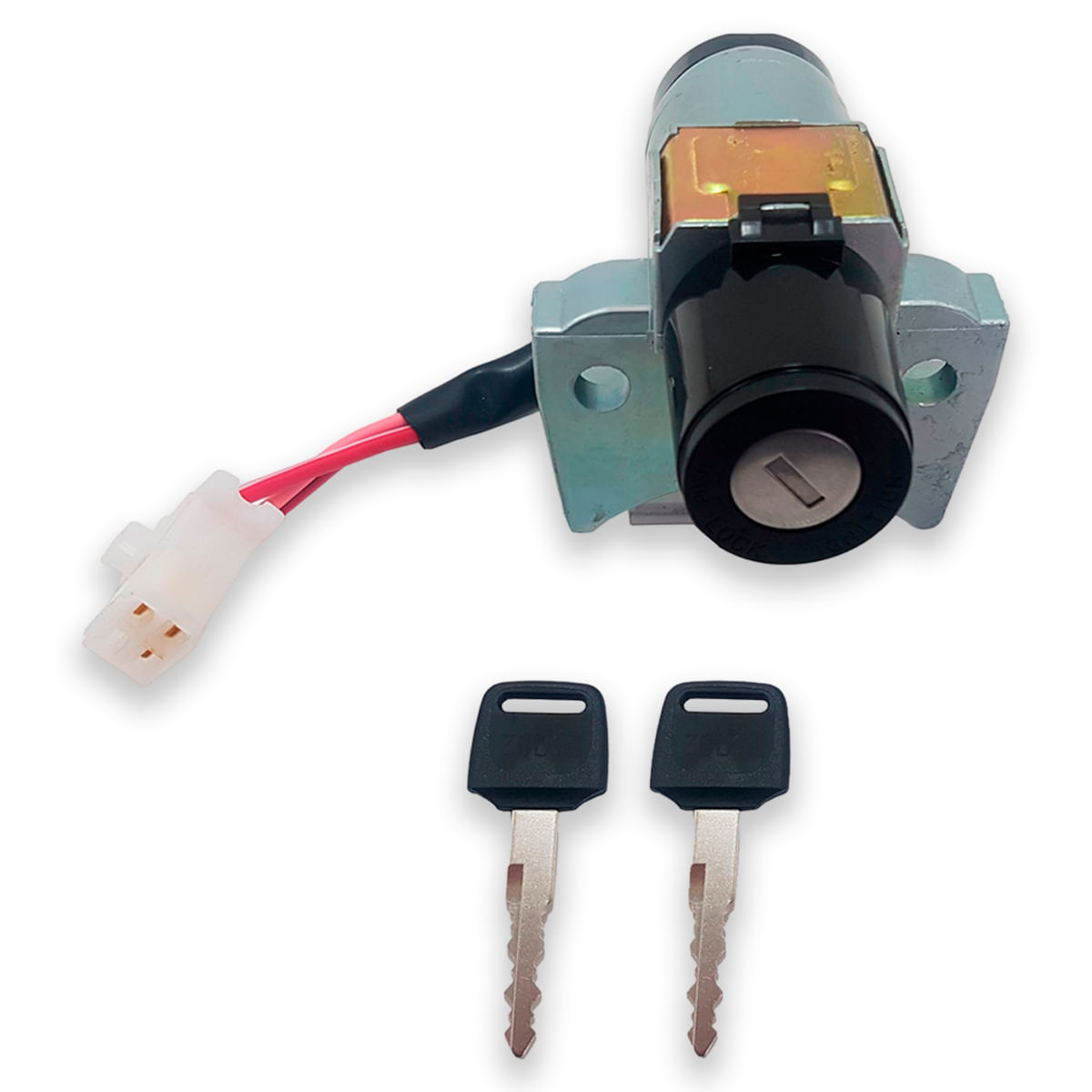 Contato Chave Ignição NXR 160 Bros EDD 2018 Até 2021 - Zouil - MotoBR