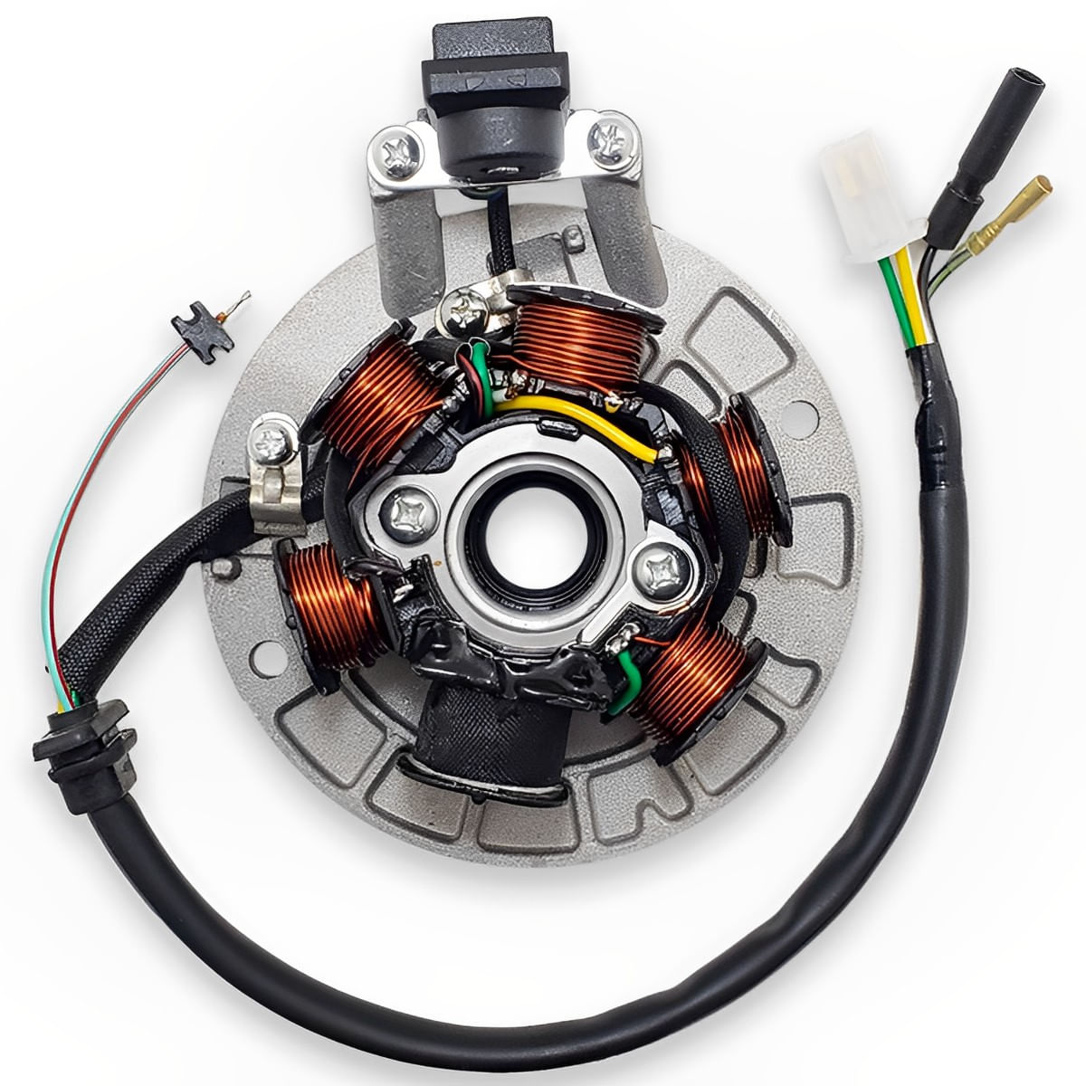 Estator Completo Pop 100 2007 A 2015 Base Alumínio - Zouil - MotoBR