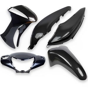 Kit Carenagem Completo Biz 125 Ex 2012 Cinza Sombril