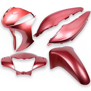 Kit Carenagem Completo Biz 125 Es 2014 A 2015 Rosa Pérola