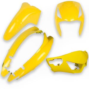 Kit Carenagem Completo Biz 125 + 2007 Amarelo - Sportive