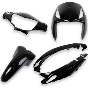 Kit Carenagem Completo Biz 125 + 2006 Até 2007 Preto