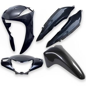 Kit Carenagem Completo Biz 125 Ex 2017 Cinza - Sportive