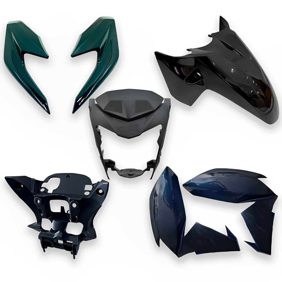 Kit Carenagem Completo CB 250 Twister 2020 Cinza - Sportive