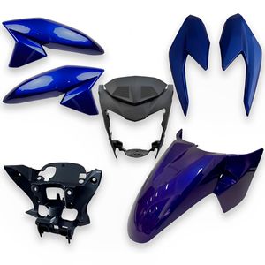 Kit Carenagem Completo CB 250 Twister 2022 Azul Perolizado