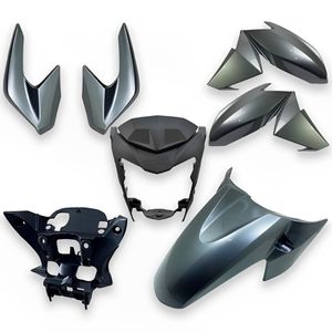 Kit Carenagem Completo CB 250 Twister 2019 Prata Metálico