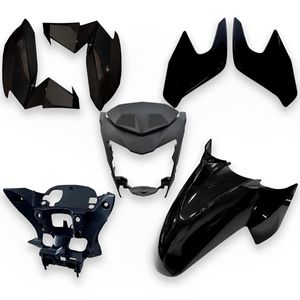 Kit Carenagem Completo CB 250 Twister 2016 Até 2017 Preto
