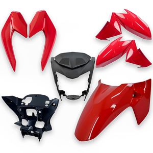 Kit Carenagem Completo CB 250 Twister 2016 E 2018 Vermelho