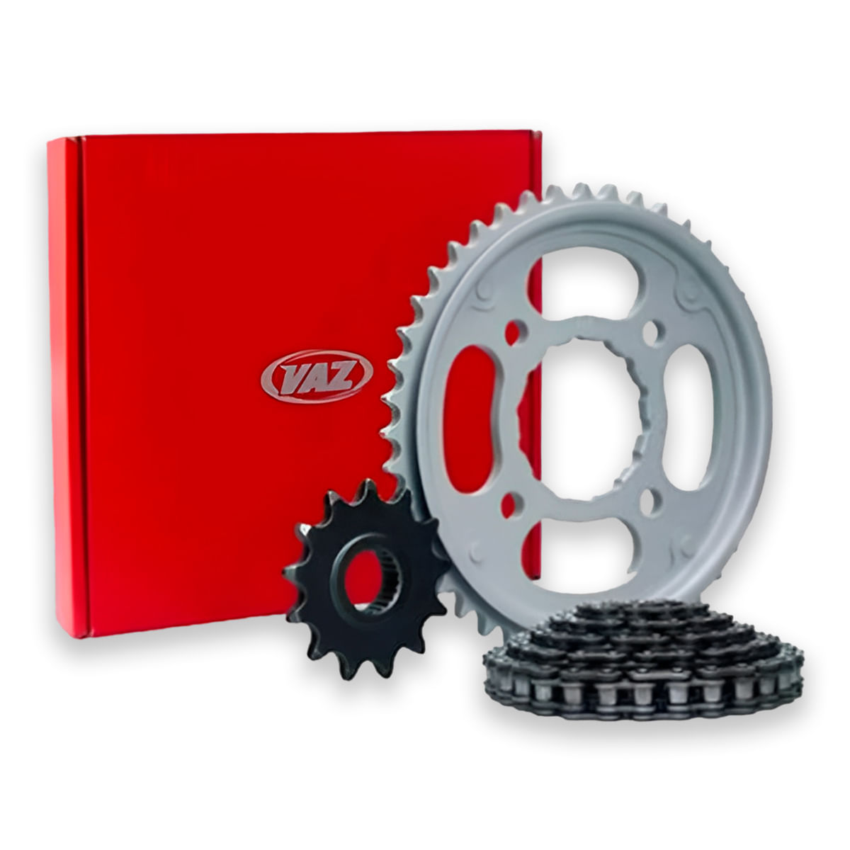 Kit Relação Crypton 115 2011 Em Diante Sem Retentor - Vaz