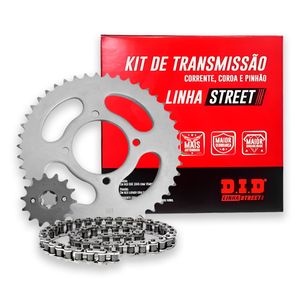 Kit Relação Factor 125 YBR 125 2003 Até 2016 Sem Retentor - DID