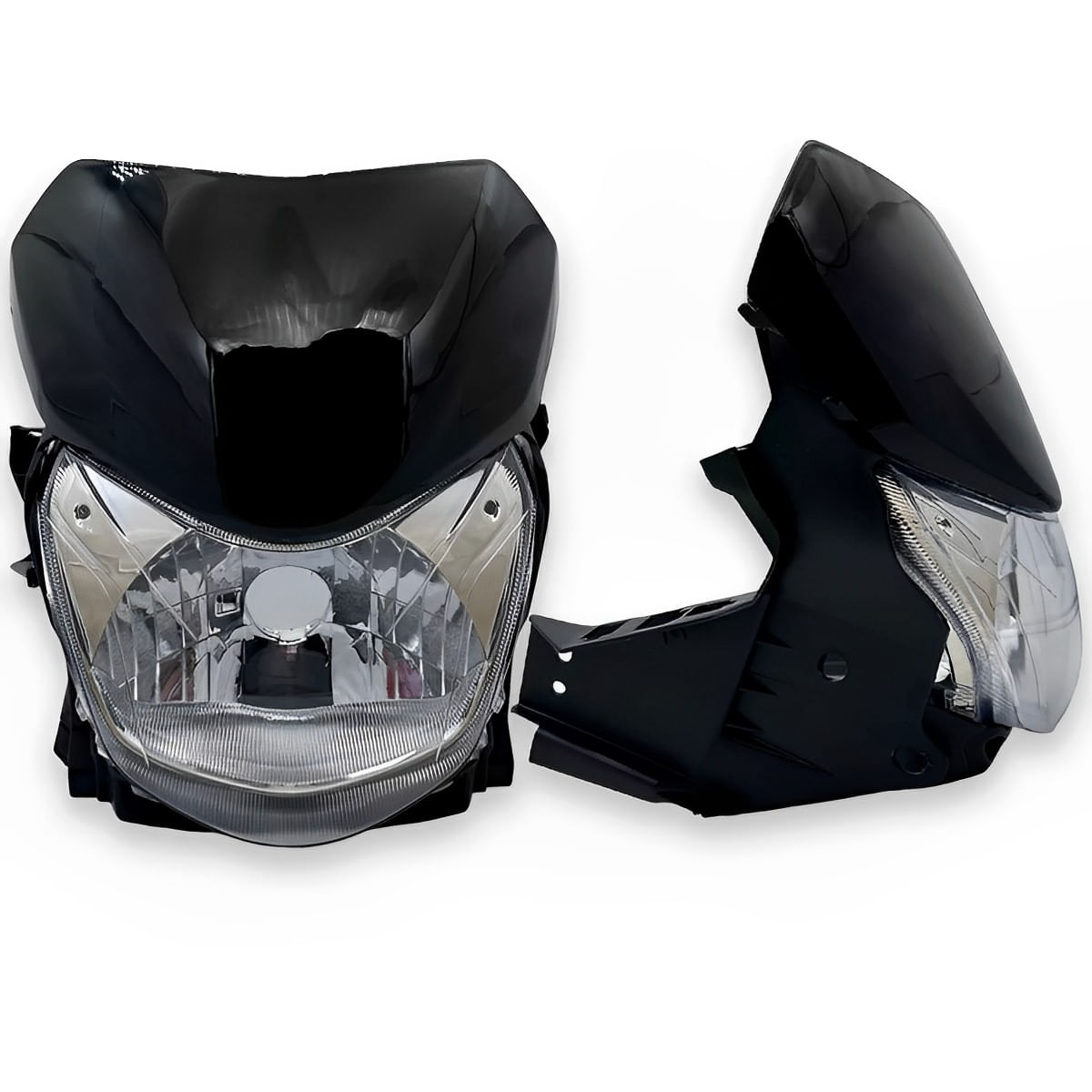 Frente Farol Completo Pop 110 2016 A 2023 Preto - Sportive