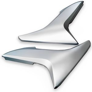 Tampa Lateral Titan 150 2009 A 2011 Prata Fosco - Sportive