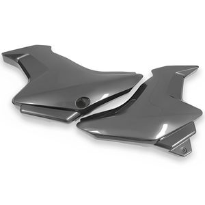 Tampa Lateral YBR Factor 125 2009 Até 2010 Prata - Sportive