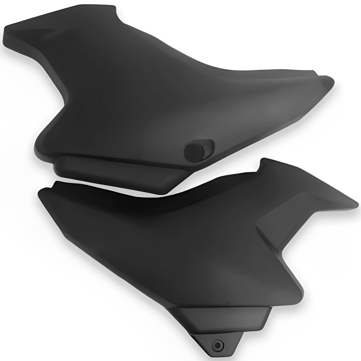 Tampa Lateral YBR Factor 125 2013 Até 2016 Preto Fosco