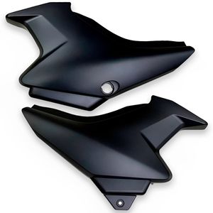 Tampa Lateral YBR Factor 125 2009 Até 2012 Preto Fosco