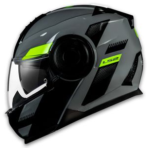 Capacete LS2 FF902 Scope Max Preto Amarelo