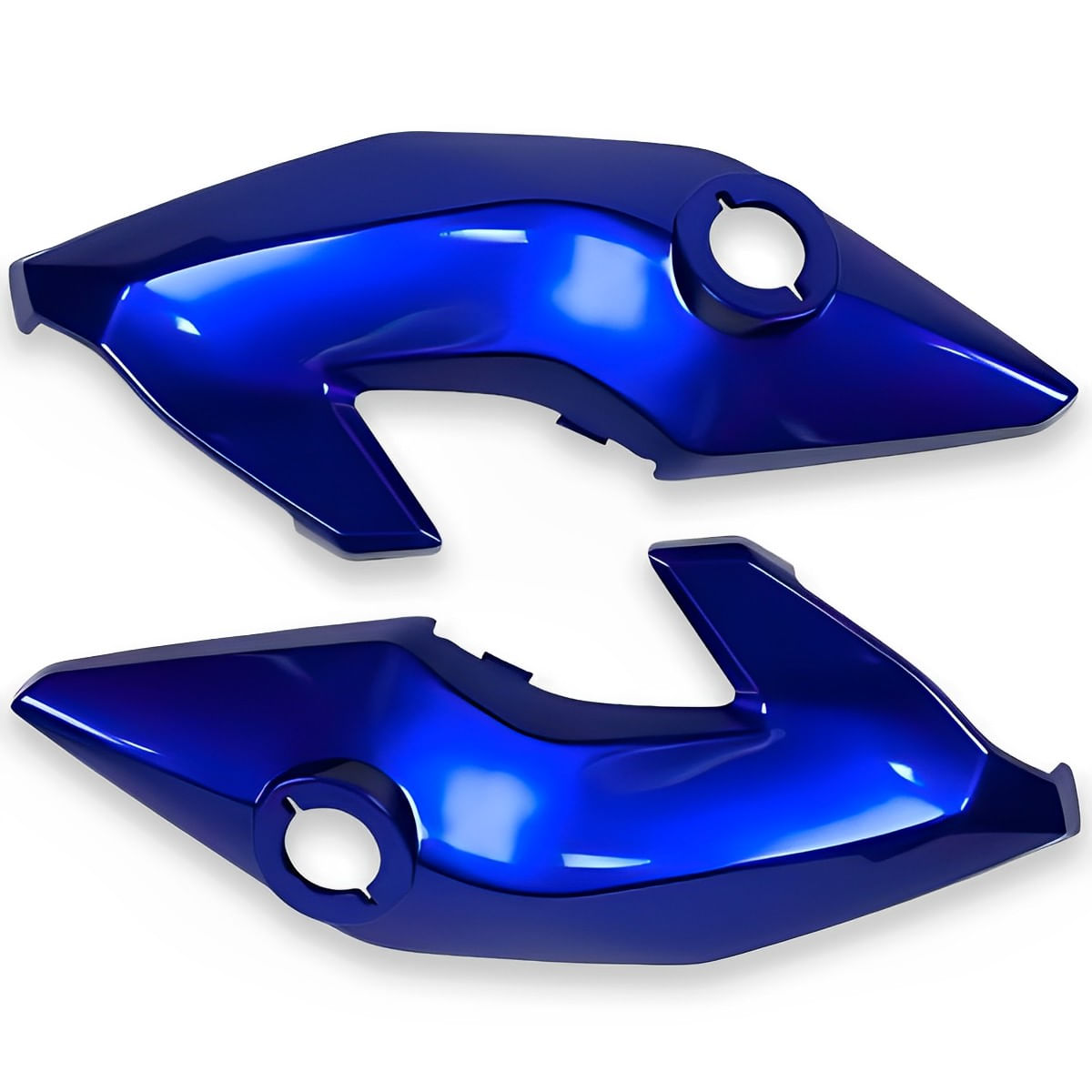 Carenagem Farol Lateral Titan 150 Fan 150 2014 Azul Pérola