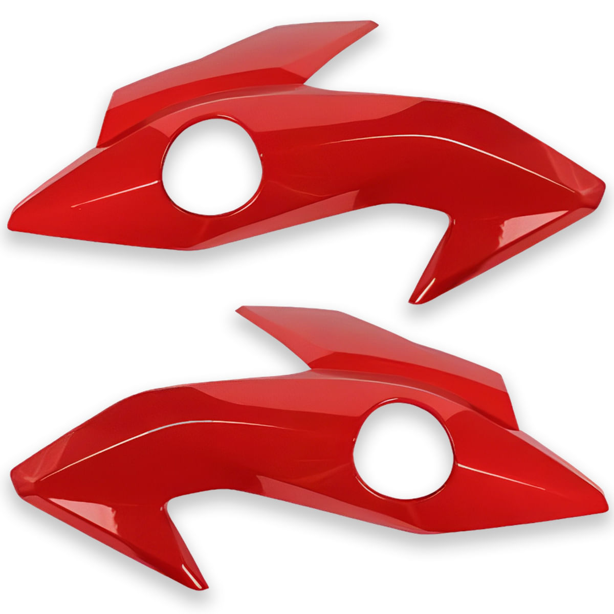 Carenagem Farol Lateral Titan 160 2016 Até 2021 Vermelho