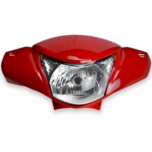 Frente Farol Completo Biz 100 125 110 2011 A 2016 Vermelho
