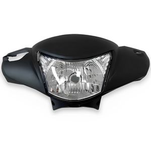 Frente Farol Completo Biz 125 Ex 2014 Até 2015 Cinza Fosco