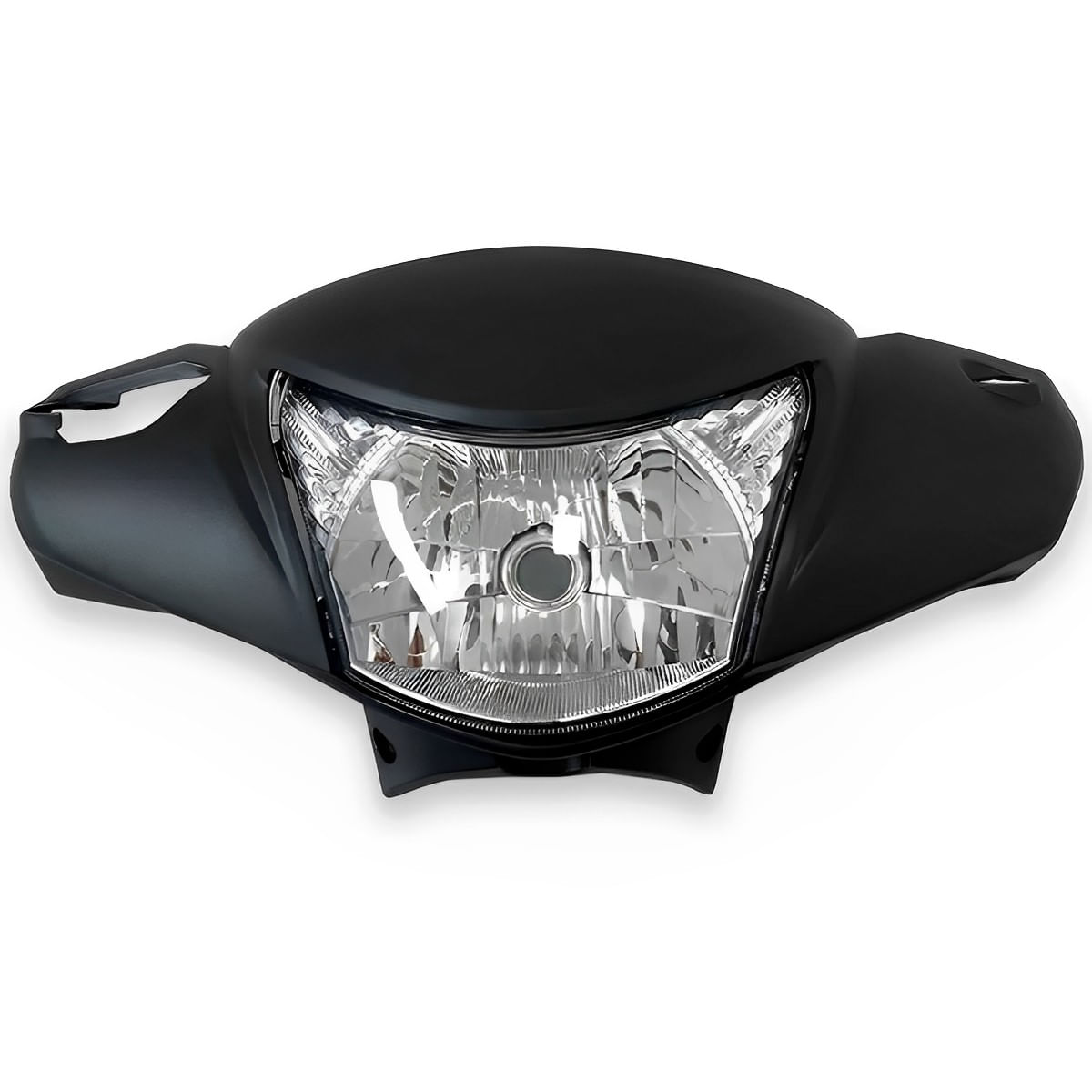 Frente Farol Completo Biz 125 Ex 2014 Até 2015 Cinza Fosco
