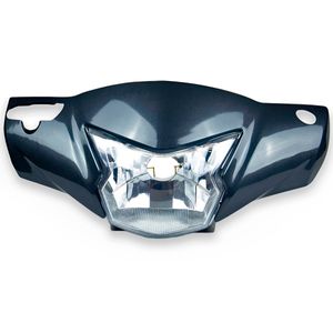Frente Farol Completo Biz 125 2019 A 2020 Cinza Metálico