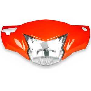 Frente Farol Completo Biz 125 2018 Laranja Perolizado