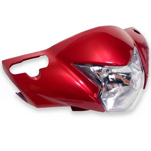 Frente Farol Completo Biz 125 2018 Vermelho Perolizado