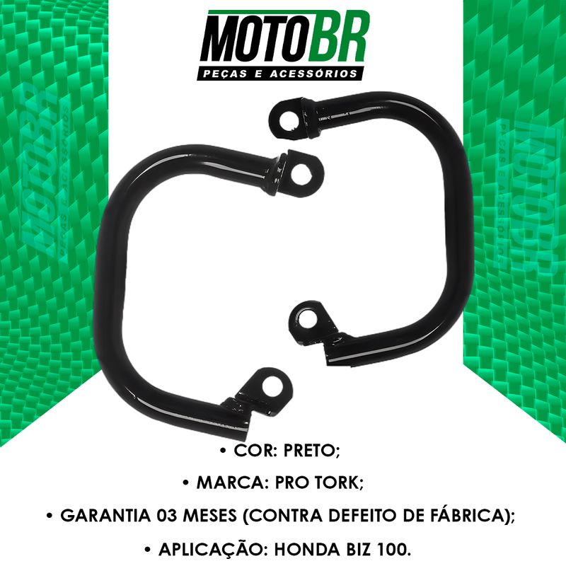 Alca-Traseira-Honda-Biz-100-Preto---Pro-Tork---2