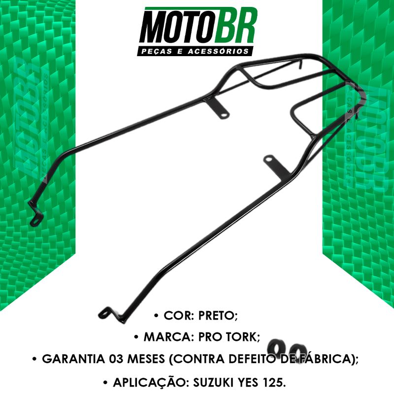 Bagageiro-Suzuki-Yes-125-Preto---Pro-Tork---2